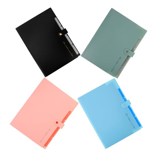 VILLFUL 2 Stück Fächer Accordion File Organizer Kompakter Dokumentenhalter für Schule Büro und Reisen Vielseitige Aufbewahrungslösung für Prüfungen Rechnungen und Unterlagen Robust und von VILLFUL