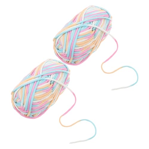 VILLFUL 2 Stück Farbige geflochtene Wolle geschmeidiges Baumwollgarn Garn zum Weben auswechselbares Häkelgarn handgemachtes garn selber machen professionelles Strickgarn Webgarn Baumwolle VILLFUL 2 Stück Farbige geflochtene Wolle geschmeidiges Baumwollgarn Garn zum Weben auswechselbares Häkelgarn handgemachtes garn selber machen professionelles Strickgarn Webgarn Baumwolle von VILLFUL