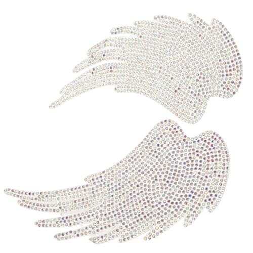 VILLFUL 2 Stück Flügel Aufnäher, Applikationen, Bestickte Abzeichen, DIY Kleidung, Schmetterlingsflügel, Kleinkinderkostüm, Aufnäher, Dekoration, Kleidungsapplikation, Kleinkinder, VILLFUL 2 Stück Flügel Aufnäher, Applikationen, Bestickte Abzeichen, DIY Kleidung, Schmetterlingsflügel, Kleinkinderkostüm, Aufnäher, Dekoration, Kleidungsapplikation, Kleinkinder, von VILLFUL