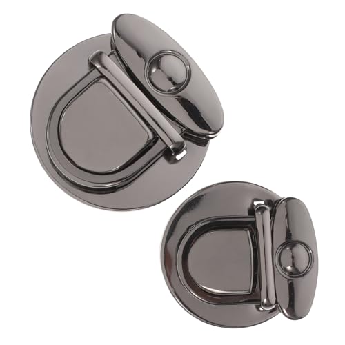 VILLFUL 2 Stück Handtaschenverschluss Metall Clips für Diy Taschenprojekte Schnallen mit Unterlegscheiben Praktische Verschlüsse für Schultertaschen und Geldbörsen VILLFUL 2 Stück Handtaschenverschluss Metall Clips für Diy Taschenprojekte Schnallen mit Unterlegscheiben Praktische Verschlüsse für Schultertaschen und Geldbörsen von VILLFUL