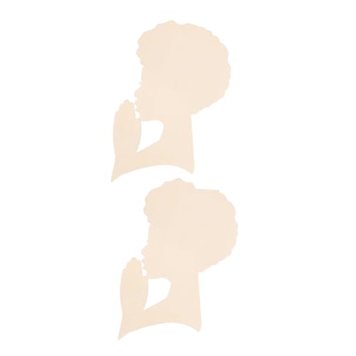 VILLFUL 2 Stück Holzschablonen für Diy Projekte Afrikanische Frauen Holz Ausschnitte für Bastelarbeiten zum Muttertag und Familienaktivitäten VILLFUL 2 Stück Holzschablonen für Diy Projekte Afrikanische Frauen Holz Ausschnitte für Bastelarbeiten zum Muttertag und Familienaktivitäten von VILLFUL