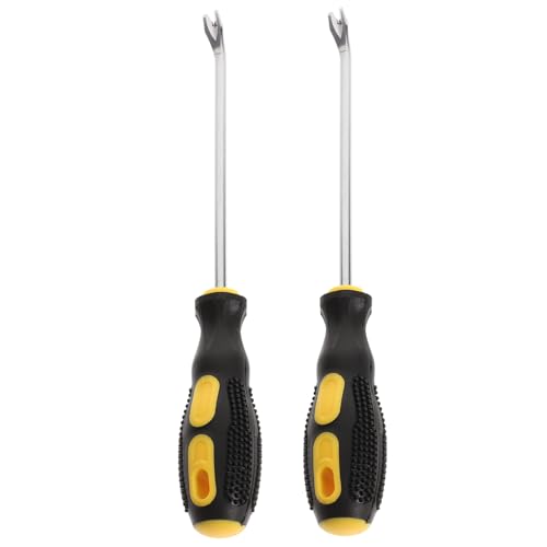 VILLFUL 2 Stück Labor Sparen Polsterklammer Entferner Nagelzieher Förmiger Gabel aus Gehärtetem Kohlenstoffstahl Ergonomisch Gebogen für Möbel Handwerk und Heimwerker VILLFUL 2 Stück Labor Sparen Polsterklammer Entferner Nagelzieher Förmiger Gabel aus Gehärtetem Kohlenstoffstahl Ergonomisch Gebogen für Möbel Handwerk und Heimwerker von VILLFUL
