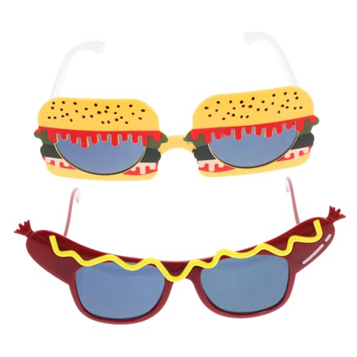 VILLFUL 2 Stück Lustige Hamburger und Hotdog Partybrille Einzigartige Fotorequisiten für Halloween Kostümpartys und Festlichkeiten Vielseitige Accessoires für Unvergessliche VILLFUL 2 Stück Lustige Hamburger und Hotdog Partybrille Einzigartige Fotorequisiten für Halloween Kostümpartys und Festlichkeiten Vielseitige Accessoires für Unvergessliche von VILLFUL