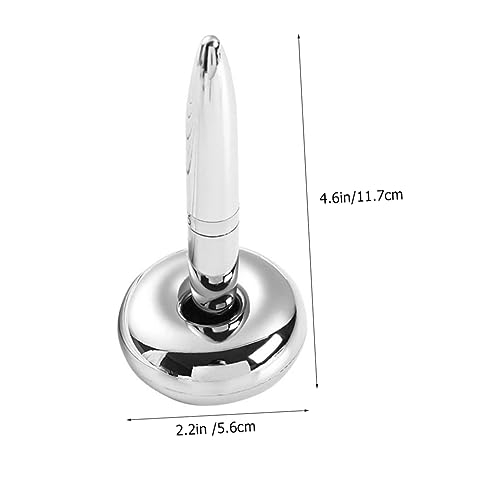 VILLFUL 2 Stück Magnetischer Schwebender Kugelschreiber Ergonomischer Schwerer Business Stift mit Glattem Schreibfluss Silberner Metall Kugelschreiber für Büro und Executive VILLFUL 2 Stück Magnetischer Schwebender Kugelschreiber Ergonomischer Schwerer Business Stift mit Glattem Schreibfluss Silberner Metall Kugelschreiber für Büro und Executive von VILLFUL