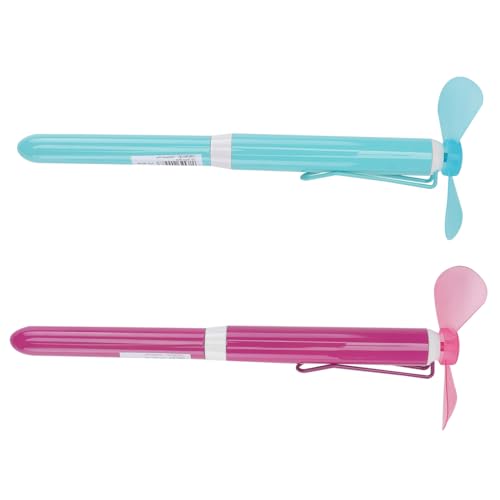 VILLFUL 2 Stück Mini Fächerstifte Stifte Mit Fächern Stiftfächer Kugelschreiber Tragbarer Stift In Stiftgröße Fächer Kugelschreiber Mit Fächer Schulbedarf Drehen Des Stiftfächers von VILLFUL