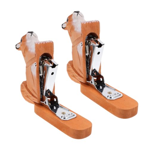 VILLFUL 2 Stück Mini Handtacker Holz Eichhörnchen Design Kompakter Büro Tacker Für Kleine Papierstapel Handlicher Kreativer Schreibtisch Hefter Für Schule Und Büro VILLFUL 2 Stück Mini Handtacker Holz Eichhörnchen Design Kompakter Büro Tacker Für Kleine Papierstapel Handlicher Kreativer Schreibtisch Hefter Für Schule Und Büro von VILLFUL