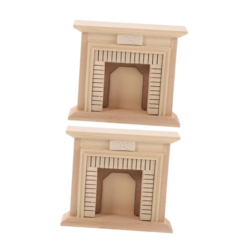 VILLFUL 2 Stück Miniaturmöbel Puppenhauszubehör: Unfertiger Holzkamin, Simulation Puppenhausmodell, Spielzeug Für, Mikrolandschaftsdekoration VILLFUL 2 Stück Miniaturmöbel Puppenhauszubehör: Unfertiger Holzkamin, Simulation Puppenhausmodell, Spielzeug Für, Mikrolandschaftsdekoration von VILLFUL