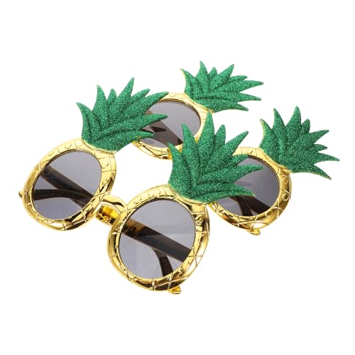VILLFUL 2 Stück Neuheit Partybrille für Strand und Karneval Tropische Sonnenbrille für Luau Foto Requisiten und Feiern Leicht und Robust von VILLFUL
