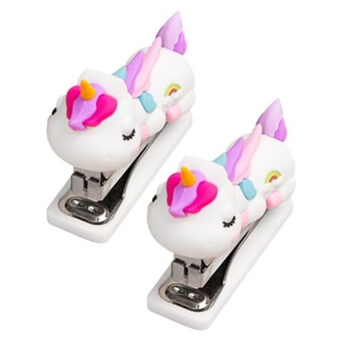 VILLFUL 2 Stück Niedlicher Einhorn Hefter Tragbarer Mini Bürohefter für Schreibtisch Müheloses Heften Mehrerer für Schule Büro und Zuhause Farblich Beständig und Einfach zu Bedienen VILLFUL 2 Stück Niedlicher Einhorn Hefter Tragbarer Mini Bürohefter für Schreibtisch Müheloses Heften Mehrerer für Schule Büro und Zuhause Farblich Beständig und Einfach zu Bedienen von VILLFUL