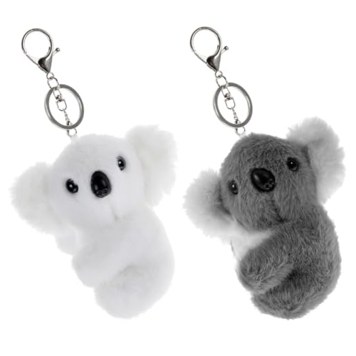VILLFUL 2 Stück Plüsch Schlüsselanhänger Flauschige Tier Pendants für Taschen Süße Deko für Erwachsene Geschenkidee Weiß VILLFUL 2 Stück Plüsch Schlüsselanhänger Flauschige Tier Pendants für Taschen Süße Deko für Erwachsene Geschenkidee Weiß von VILLFUL
