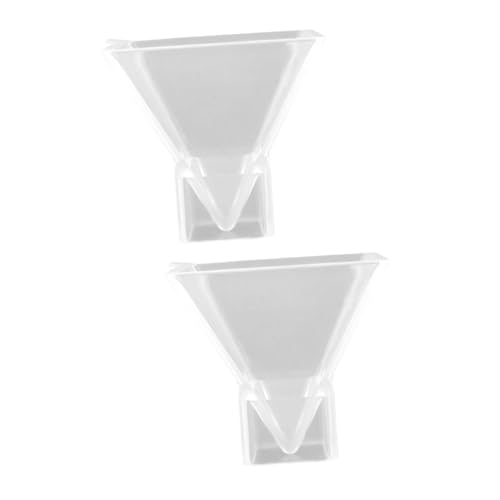 VILLFUL 2 Stück Pyramidenformherstellung, Pyramidenform, Klare Pyramidensilikonherstellung, Pyramiden Bastelform, Pyramidenherstellungsform, Pyramidenmodellform, Epoxidharz Gussform, von VILLFUL