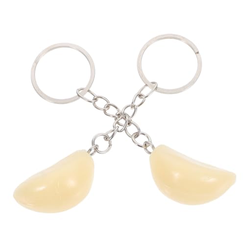 VILLFUL 2 Stück Realistischer Knoblauch Schlüsselanhänger Simuliertes Lebensmittel Modell für Fotografie Requisiten für Reisen und Partys Kreatives für Freunde VILLFUL 2 Stück Realistischer Knoblauch Schlüsselanhänger Simuliertes Lebensmittel Modell für Fotografie Requisiten für Reisen und Partys Kreatives für Freunde von VILLFUL