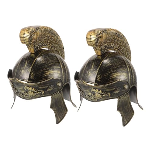 VILLFUL 2 Stück Ritterhelm Kostüm Zubehör Verstellbarer Wikingerhelm für Herren und Römische und Mittelalterliche Kopfbedeckung für Cosplay und Theateraufführungen VILLFUL 2 Stück Ritterhelm Kostüm Zubehör Verstellbarer Wikingerhelm für Herren und Römische und Mittelalterliche Kopfbedeckung für Cosplay und Theateraufführungen von VILLFUL