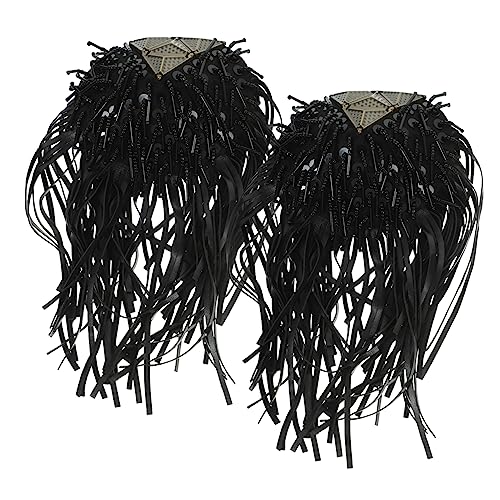 VILLFUL 2 Stück Schulterepauletten mit Quasten und Perlen Modisches Schulterabzeichen für Kostüme Elegantes Accessoire mit Kreativen Designs für DIY Kleidungszubehör VILLFUL 2 Stück Schulterepauletten mit Quasten und Perlen Modisches Schulterabzeichen für Kostüme Elegantes Accessoire mit Kreativen Designs für DIY Kleidungszubehör von VILLFUL