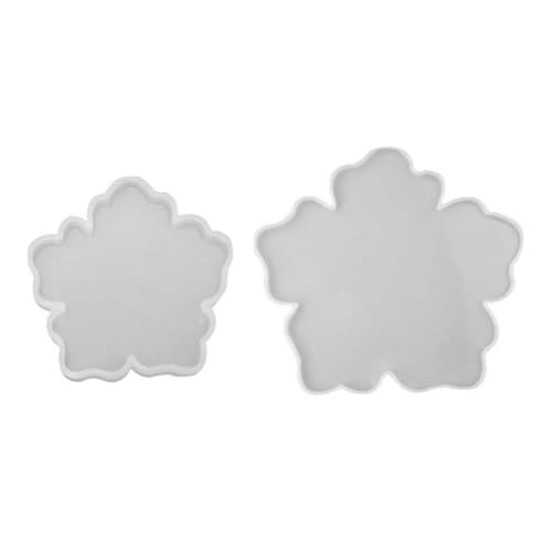 VILLFUL 2 Stück Silikonform Untersetzer Blütenform Gießform für Resin DIY Epoxidharzhandwerk Langlebig Leicht zu Reinigen Praktisch für Kreative Bastelprojekte VILLFUL 2 Stück Silikonform Untersetzer Blütenform Gießform für Resin DIY Epoxidharzhandwerk Langlebig Leicht zu Reinigen Praktisch für Kreative Bastelprojekte von VILLFUL