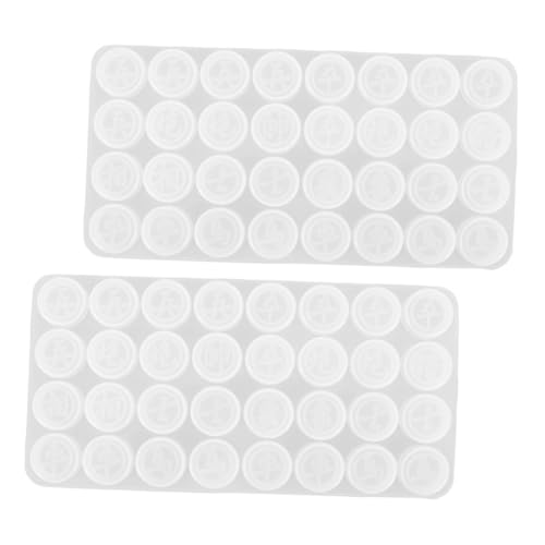 VILLFUL 2 Stück Silikonform für Chinesische Schachfiguren Diy Epoxidharz Gießform für Bastelprojekte und Brettspiele für Anhänger und von VILLFUL