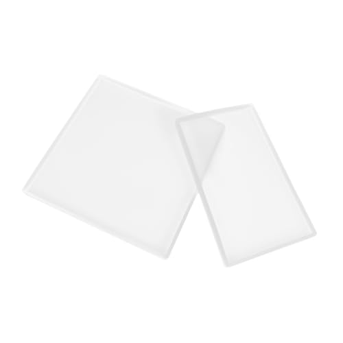 VILLFUL 2 Stück Silikonformen für Diy Harztabletts Wiederverwendbare Silikonformen für Epoxidharz Bastelprojekte Geeignet für Untersetzer Deko und Mehr VILLFUL 2 Stück Silikonformen für Diy Harztabletts Wiederverwendbare Silikonformen für Epoxidharz Bastelprojekte Geeignet für Untersetzer Deko und Mehr von VILLFUL