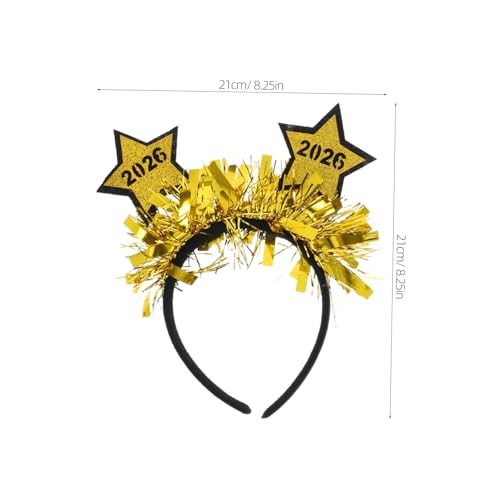 VILLFUL 2 Stück Silvester Haarband mit Sternmotiv Festliches Party Accessoire für Erwachsene und Langlebig aus Kunststoff Stoff für Feierlichkeiten und Abschlussveranstaltungen VILLFUL 2 Stück Silvester Haarband mit Sternmotiv Festliches Party Accessoire für Erwachsene und Langlebig aus Kunststoff Stoff für Feierlichkeiten und Abschlussveranstaltungen von VILLFUL