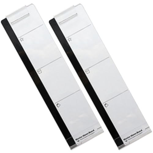VILLFUL 2 Stück Teiliges Monitor memo board Transparent Selbstklebende Notiztafel für Computerbildschirm Starke Haftung Schlankes Design Einfach zu Befestigen Praktisches Büro zubehör von VILLFUL