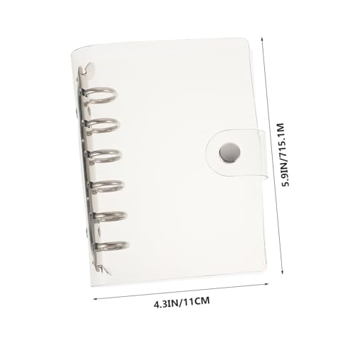 VILLFUL 2 Stück Teiliges PVC Ringbuch Cover Transparent Notizbuch Schutzhülle für Tagebuch und Planer Langlebig Vielseitig Einsetzbar für Schule und Büro VILLFUL 2 Stück Teiliges PVC Ringbuch Cover Transparent Notizbuch Schutzhülle für Tagebuch und Planer Langlebig Vielseitig Einsetzbar für Schule und Büro von VILLFUL