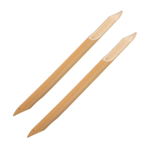 VILLFUL 2 Stück Tibetische Kalligraphie in Wasser getaucht Tauchstift aus Holz Bambus-Tintenstift Ersatzspitzen für Kalligraphiestifte Japanische Zeichenstifte Füllfederhalter Beige von VILLFUL