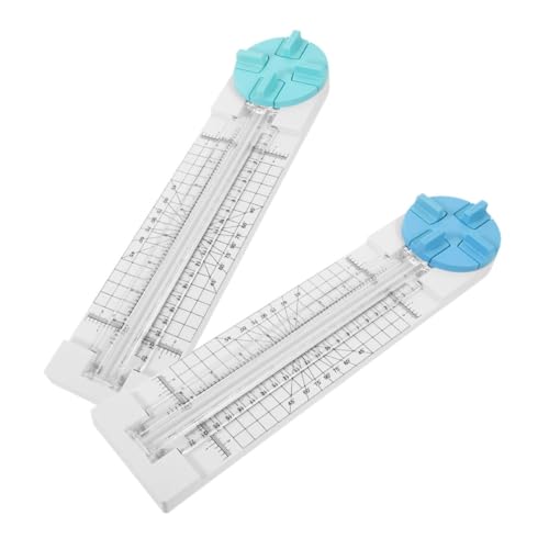 VILLFUL 2 Stück Tragbarer Papierschneider Teiliges mit Präzisem Schneidesystem für Bastelprojekte Scrapbooking und Geschenkpapier Sicher Multifunktional und Leicht zu Transportieren von VILLFUL