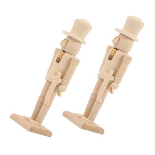 VILLFUL 2 Stück Unbemalter Holz Soldat DIY Bastelset Natürliche Holzfarbe Stabile Weihnachtsdekoration Vielseitig für Heim -deko Robustes Holzmaterial VILLFUL 2 Stück Unbemalter Holz Soldat DIY Bastelset Natürliche Holzfarbe Stabile Weihnachtsdekoration Vielseitig für Heim -deko Robustes Holzmaterial von VILLFUL
