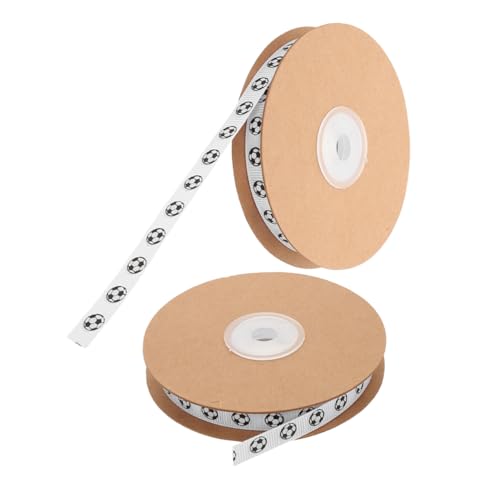 VILLFUL 2 Stück Verpackungsband Fußball "team" Ribbon Sport Thematisches Band Fußball Hängendes Band Haarschleifenband Selber Machen Wickelband Cheerleaderband Sportband Schleife Weiß VILLFUL 2 Stück Verpackungsband Fußball "team" Ribbon Sport Thematisches Band Fußball Hängendes Band Haarschleifenband Selber Machen Wickelband Cheerleaderband Sportband Schleife Weiß von VILLFUL