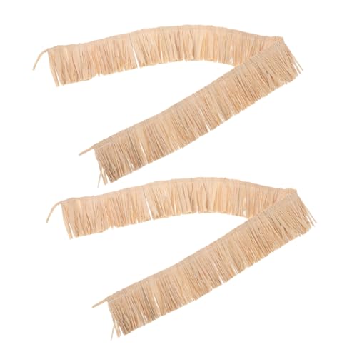 VILLFUL 2 Stücke Geflochtenes Grasrockzubehör natürliche Strohquasten Bastpapiergarn Basteldekorationsband DIY -Papierband Quasten aus Baststroh Hawaiischer Rand Natürliche Pflanzen Khaki VILLFUL 2 Stücke Geflochtenes Grasrockzubehör natürliche Strohquasten Bastpapiergarn Basteldekorationsband DIY -Papierband Quasten aus Baststroh Hawaiischer Rand Natürliche Pflanzen Khaki von VILLFUL