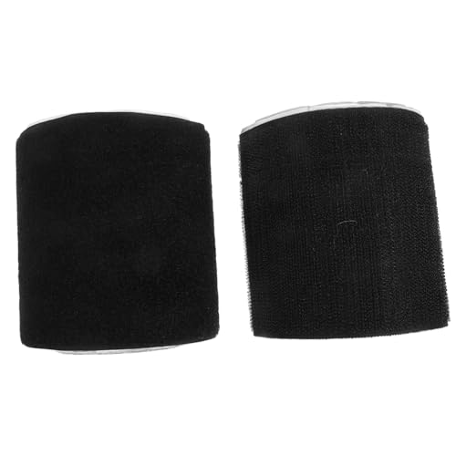 VILLFUL 2 Stücke Selbstklebender Haken- Und Schleifenband Büro -rechenzentrum Verschlussstreifen Couch Gripper Klebeband Für Gitarrenpedalverwaltung Kissen Gripper Tape Schwarz Nylon von VILLFUL