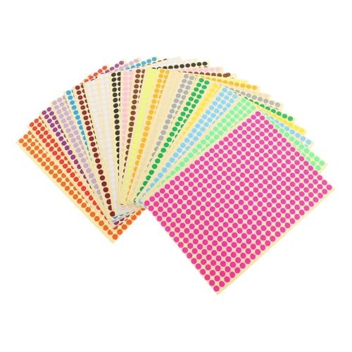 VILLFUL 20 Blatt Aufkleber Klebepunkte Farbige Aufkleber Etiketten Farbige Klebepunkte Farbcodierungsetiketten Farbige Aufkleberpunkte VILLFUL 20 Blatt Aufkleber Klebepunkte Farbige Aufkleber Etiketten Farbige Klebepunkte Farbcodierungsetiketten Farbige Aufkleberpunkte von VILLFUL
