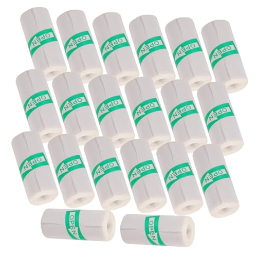 VILLFUL 20 Rollen Aufkleberpapier Selbstklebend für Mini-thermodrucker Kamera Kompatibel Langlebig Klarer Druck Büro Versand Etiketten von VILLFUL