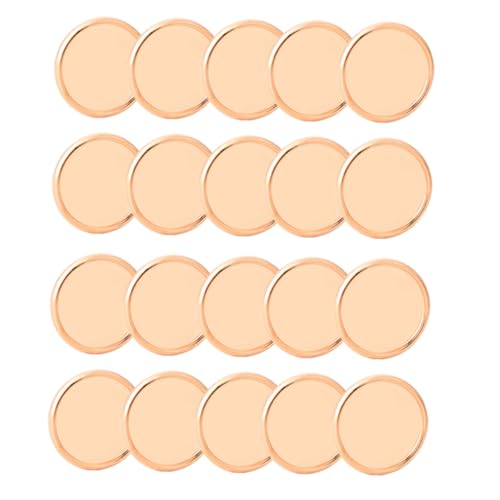 VILLFUL 20 Stück Buchbinderinge aus Robustem Roségoldfarbene Discbinder Scheiben für Notizbuchbindung Flexible Leichte Loseblatt ringe für DIY Projekte und Schulbedarf VILLFUL 20 Stück Buchbinderinge aus Robustem Roségoldfarbene Discbinder Scheiben für Notizbuchbindung Flexible Leichte Loseblatt ringe für DIY Projekte und Schulbedarf von VILLFUL