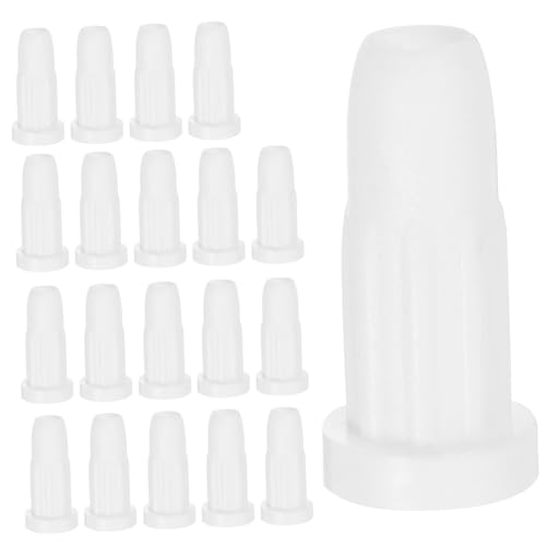 VILLFUL 20 Stück Crib Caster Covers Schutzkappen für Möbelbeine Praktische Gummiüberzüge für Babybettrollen Geräuschreduzierende Kunststoffhülsen für Sichere Nutzung von VILLFUL
