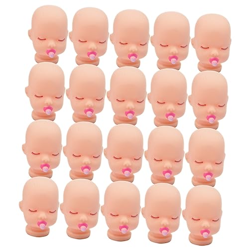 VILLFUL 20 Stück DIY Puppenköpfe Schlüsselanhänger Zubehör für Bastelprojekte Handgefertigte Puppen Köpfe Langlebigem Material für Puppenhäuser VILLFUL 20 Stück DIY Puppenköpfe Schlüsselanhänger Zubehör für Bastelprojekte Handgefertigte Puppen Köpfe Langlebigem Material für Puppenhäuser von VILLFUL