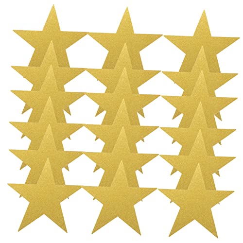 VILLFUL 20 Stück Fünfeckiger Stern-ausschnitt Dekorative Wandpapier-dekorationen Schul-papier-ausschnitte von VILLFUL