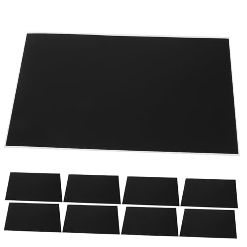 VILLFUL 20 Stück Große Schwarze Tafel Aufkleber Wiederverwendbare Beschriftbare Etiketten Abwaschbare Notizen für Küchen Klassenzimmer und Organisation für Gläser und Flaschen von VILLFUL