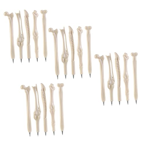 VILLFUL 20 Stück Halloween Kugelschreiber Knochenform Schwarze Lustige Kugelschreiber Schüler Schreibwaren Partyfavoriten VILLFUL 20 Stück Halloween Kugelschreiber Knochenform Schwarze Lustige Kugelschreiber Schüler Schreibwaren Partyfavoriten von VILLFUL
