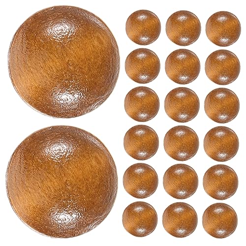 VILLFUL 20 Stück Holzknöpfe, Kleiderknöpfe, Mantelknöpfe, Kleiderknöpfe, Bastelknöpfe, Kleidung, DIY Knopf, Knöpfe Zum Nähen, Knöpfe Zum Basteln, Knopf Zum Basteln, Kleidungsknöpfe von VILLFUL