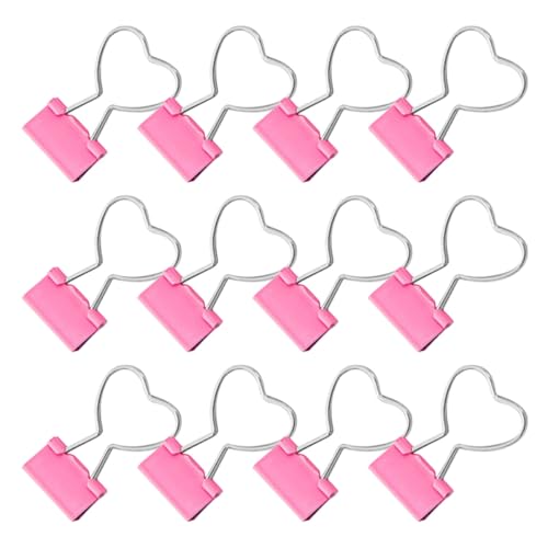 VILLFUL 20 Stück Kleine Rosa Herzförmige Metall-binderclips Starke Klammern für Papier Dekorative Büroklammern für Schule Büro und Zuhause Süße und Praktische Organisationshilfe VILLFUL 20 Stück Kleine Rosa Herzförmige Metall-binderclips Starke Klammern für Papier Dekorative Büroklammern für Schule Büro und Zuhause Süße und Praktische Organisationshilfe von VILLFUL