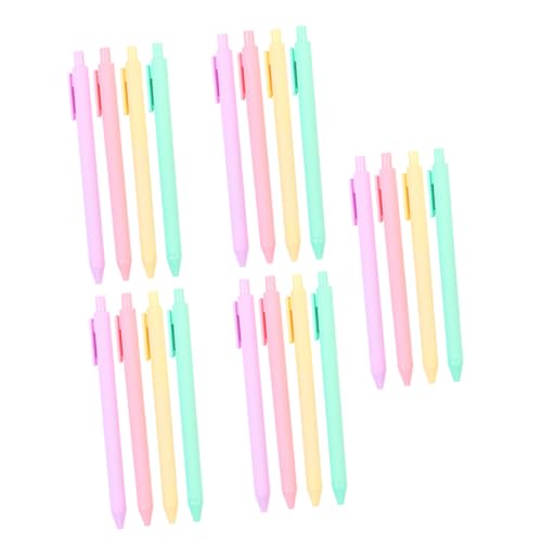 VILLFUL 20 Stück Macaron Gelstifte, Kunststoff Kugelschreiber, Notizstifte, Business Signatur Stifte, Extrafeine Stifte, Aktivitäts Business Stifte, 0,5 Mm Stifte, Schulbedarf, von VILLFUL