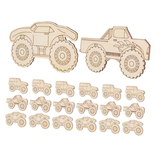 VILLFUL 20 Stück Malbare Holztrucks für Unfertige Holzstücke für Bastelarbeiten Holzformen zur Dekoration und Künstlerischen Gestaltungbastelbedarf VILLFUL 20 Stück Malbare Holztrucks für Unfertige Holzstücke für Bastelarbeiten Holzformen zur Dekoration und Künstlerischen Gestaltungbastelbedarf von VILLFUL