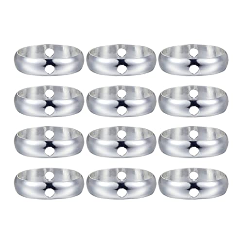 VILLFUL 20 Stück Metallringe Zubehör für DIY Ohrringe und Armbänder Doppelloch Runde Form Silber Außendurchmesser Innendurchmesser für Schmuckherstellung VILLFUL 20 Stück Metallringe Zubehör für DIY Ohrringe und Armbänder Doppelloch Runde Form Silber Außendurchmesser Innendurchmesser für Schmuckherstellung von VILLFUL