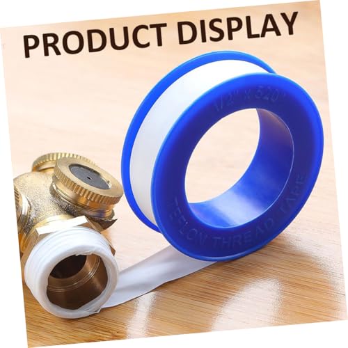 VILLFUL 20 Stück Ptfe Dichtungsband Hochtemperaturbeständiges Klebeband für Gas und Wasserleitungen Wasserdichtes Abdichtungsband für Verschiedene Anwendungen von VILLFUL
