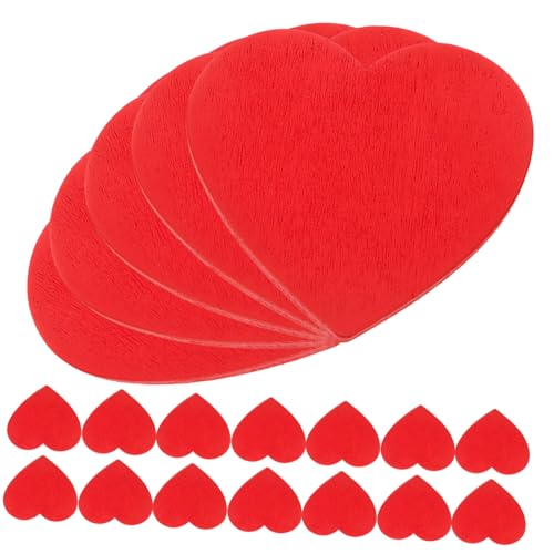 VILLFUL 20 Stück Rote Herz Holzscheiben Leichte Holzstücke zum Basteln DIY Deko für Hochzeiten Handbemalbar Glatte Oberfläche für Party und Wanddekorationen VILLFUL 20 Stück Rote Herz Holzscheiben Leichte Holzstücke zum Basteln DIY Deko für Hochzeiten Handbemalbar Glatte Oberfläche für Party und Wanddekorationen von VILLFUL