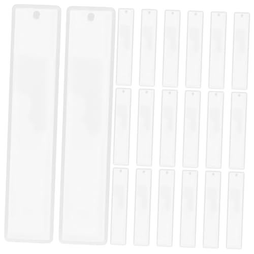 VILLFUL 20 Stück Silikon Lesezeichen Form Rechteckige Epoxidharz Gießform für DIY Schmuck Anhänger Basteln Home School Office Vielseitig Einsetzbar Gleichmäßige Formgebung VILLFUL 20 Stück Silikon Lesezeichen Form Rechteckige Epoxidharz Gießform für DIY Schmuck Anhänger Basteln Home School Office Vielseitig Einsetzbar Gleichmäßige Formgebung von VILLFUL
