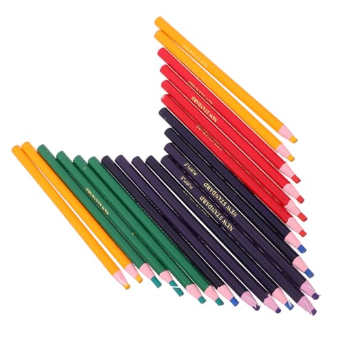 VILLFUL 20 Stück Teiliges China Marker Abziehbare Wachsmalstifte mit Faden Farbige Zeichen Markierstifte für Stoffe Starke Haftung Vielseitiges Zeichen Zubehör für Nähen und Basteln VILLFUL 20 Stück Teiliges China Marker Abziehbare Wachsmalstifte mit Faden Farbige Zeichen Markierstifte für Stoffe Starke Haftung Vielseitiges Zeichen Zubehör für Nähen und Basteln von VILLFUL