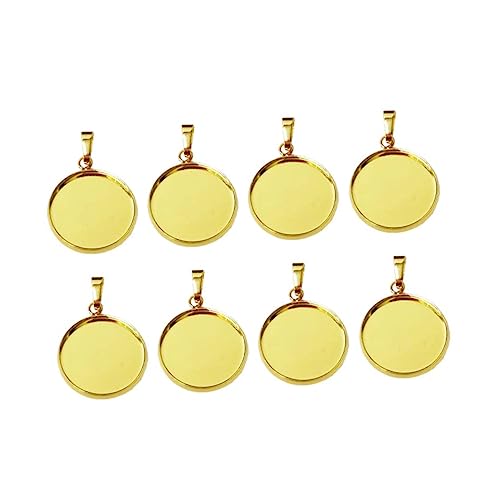 VILLFUL 20 Stück Teiliges DIY Anhänger Tablett aus Runde Schmuckanhänger Fassungen Langlebige Basis für Schmuckherstellung und Halsketten Zubehör für Bastelprojekte VILLFUL 20 Stück Teiliges DIY Anhänger Tablett aus Runde Schmuckanhänger Fassungen Langlebige Basis für Schmuckherstellung und Halsketten Zubehör für Bastelprojekte von VILLFUL