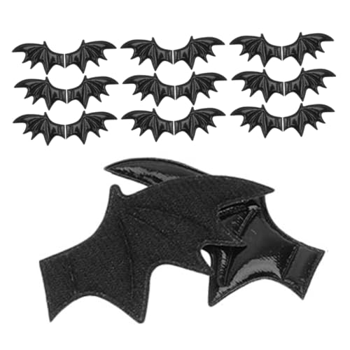 VILLFUL 20 Stück Teiliges DIY Fledermausflügel Schwarz Bestickte Applikationen für Halloween Kostüme Nahtlose Integration Kreativer Schmuck für Kleidung und Accessoires VILLFUL 20 Stück Teiliges DIY Fledermausflügel Schwarz Bestickte Applikationen für Halloween Kostüme Nahtlose Integration Kreativer Schmuck für Kleidung und Accessoires von VILLFUL