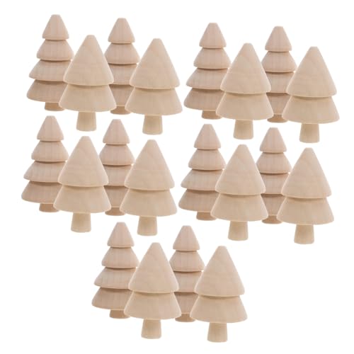 VILLFUL 20 Stück Teiliges Diy-holz-weihnachtsbaum-bastelset Unbemalte Robuste Tischdekorationen Vielseitig für Weihnachtsbasteleien Langlebige Holzornamente für Festliche Heimdekoration VILLFUL 20 Stück Teiliges Diy-holz-weihnachtsbaum-bastelset Unbemalte Robuste Tischdekorationen Vielseitig für Weihnachtsbasteleien Langlebige Holzornamente für Festliche Heimdekoration von VILLFUL